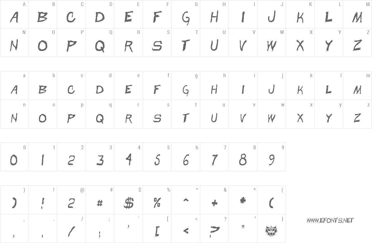 Font Beast Wars preview